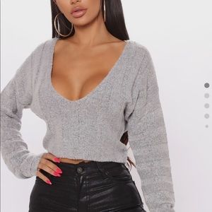 crop top sweater.